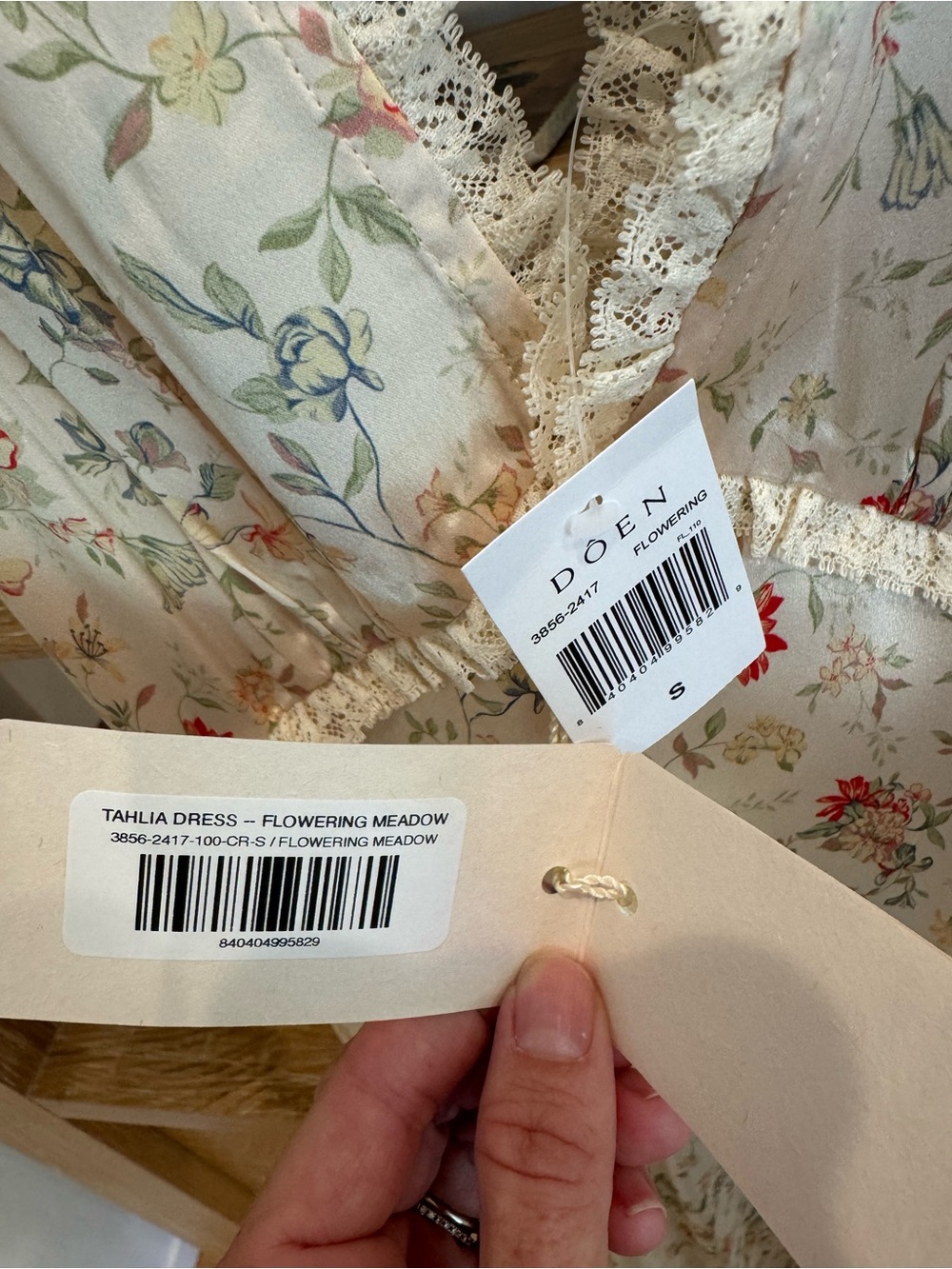 NWT Doen Tahlia Dress in Flowering Meadow, size S - Picture 7 of 7